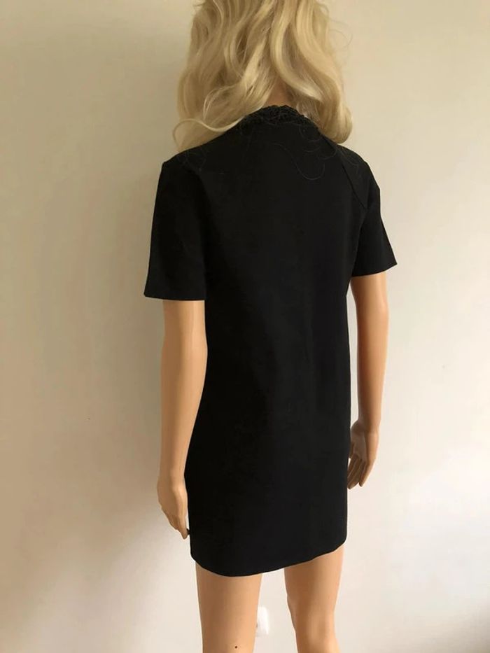 Robe courte noire à manches courtes Mango taille S jamais portée - photo numéro 7