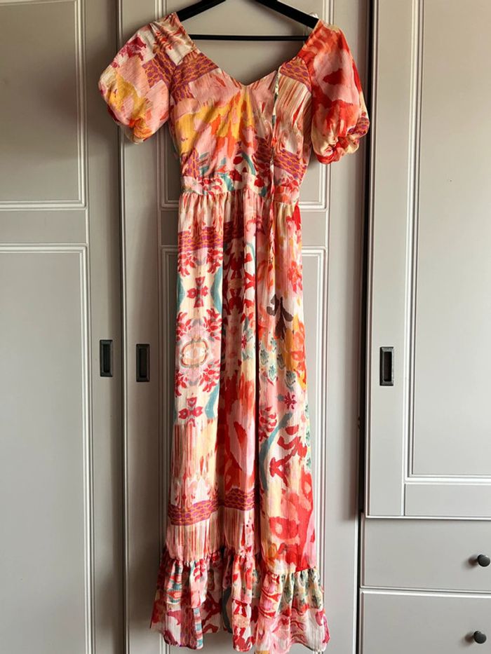 Robe Longue Naf Naf – Taille 34 – À Réparer 🌸