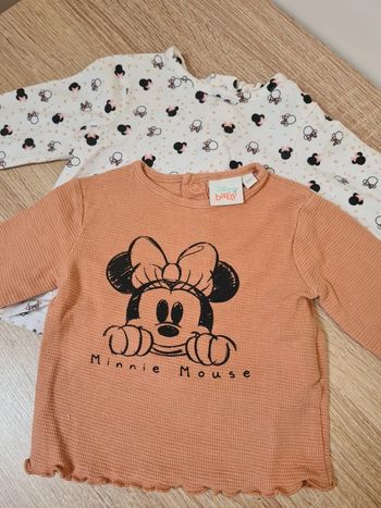 2 tee shirt minnie disney 6 mois
