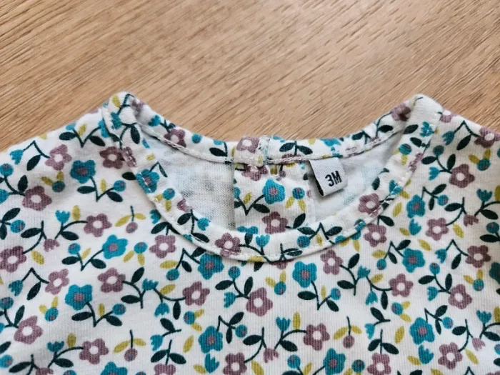 Robe avec Tee-shirt fleuri fille - photo numéro 2