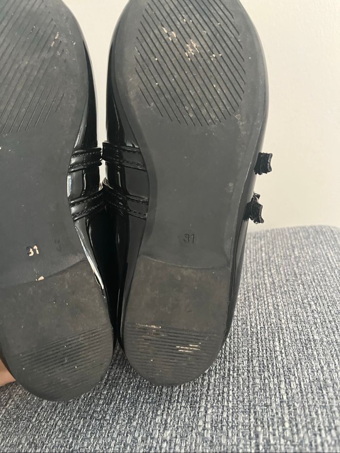 Ballerines Noires Brillantes En Excellente état Taille 31 - photo numéro 6