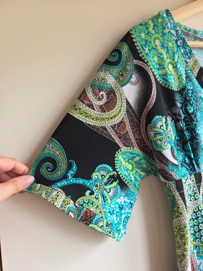 Blouse fluide imprimée xanaka - taille s - photo numéro 4