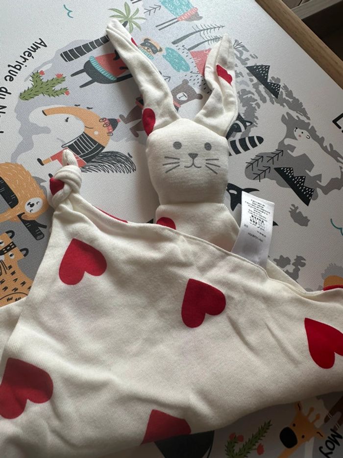 Doudou coeur rouge petit Bateau - photo numéro 3