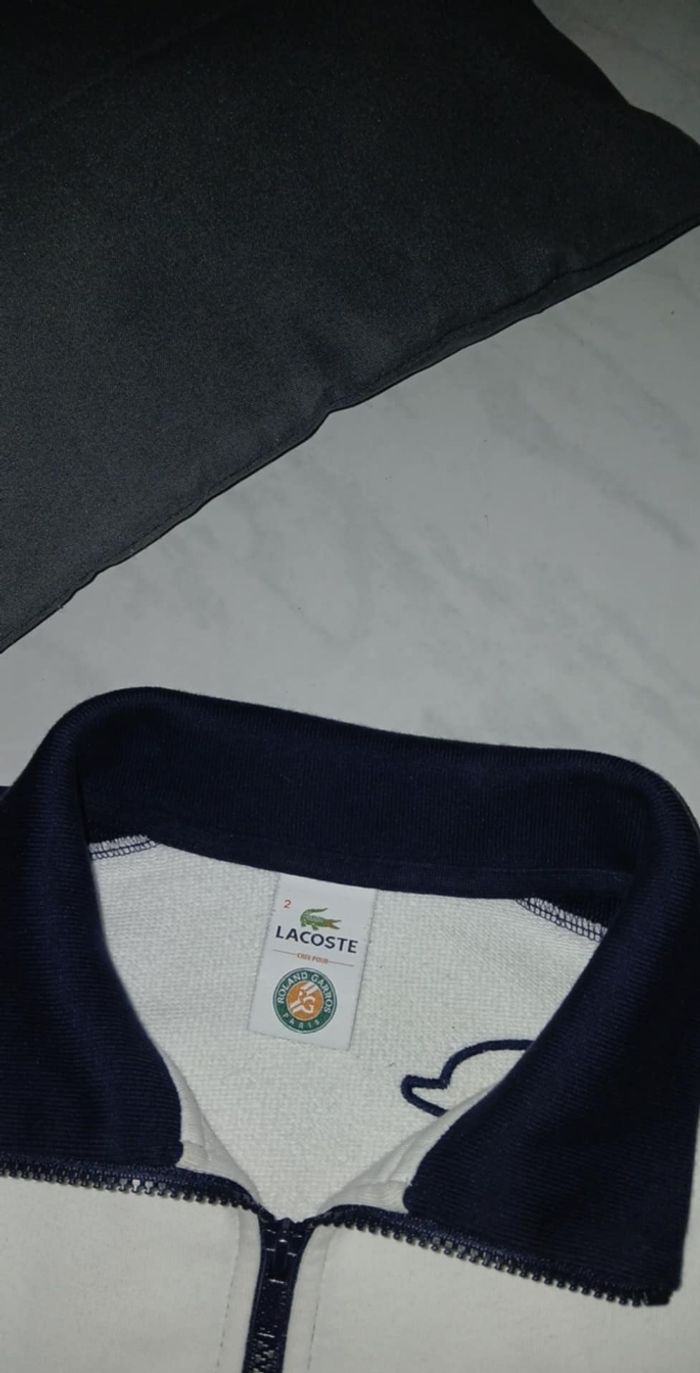 Veste lacoste édition roland garros - photo numéro 7