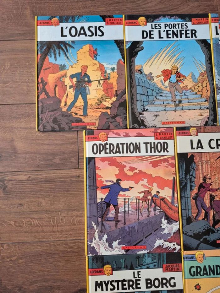 Lot de 7 bandes dessinées Lefranc - photo numéro 2