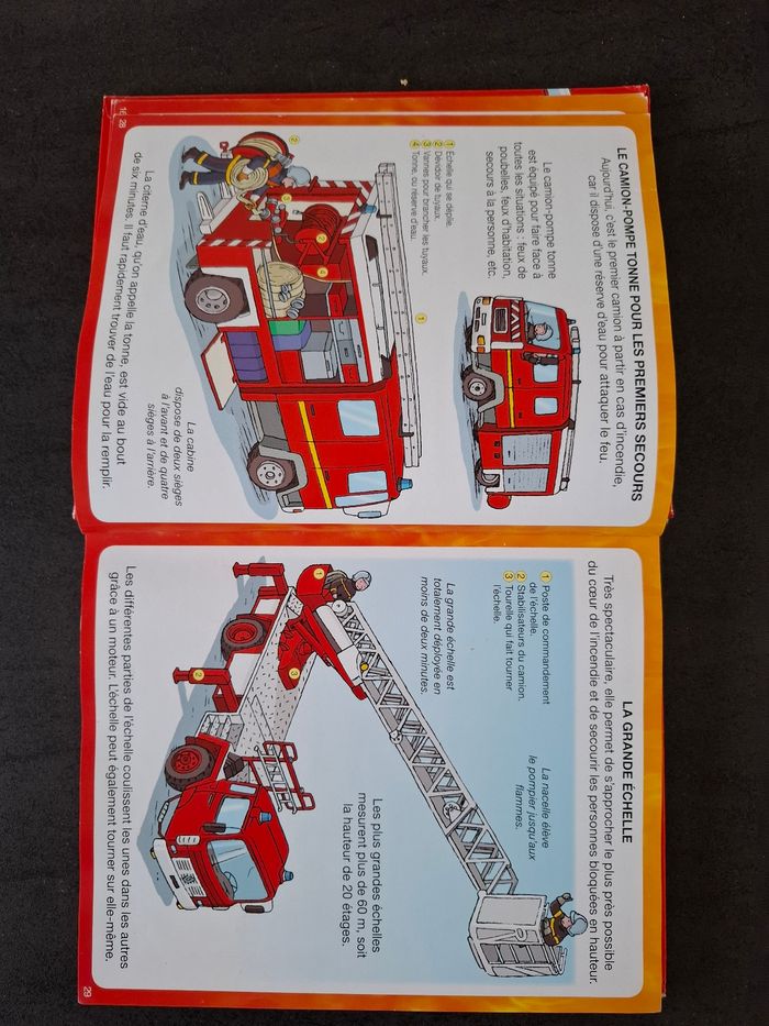 Livre L'imagerie des pompiers en bon état - photo numéro 3