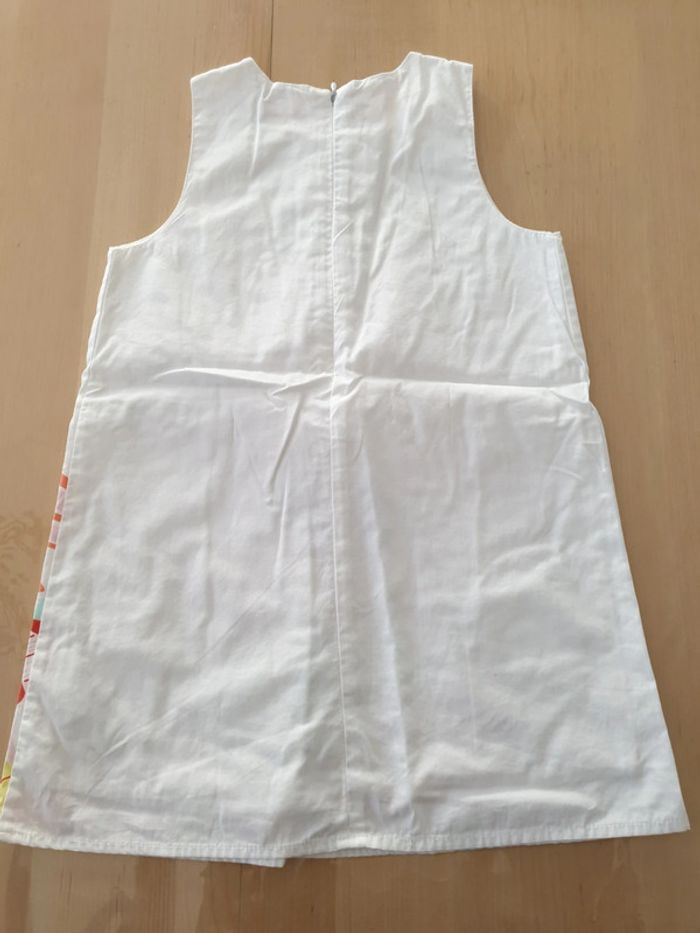 Robe sans manches 4 ans DPAM blanche parasols - photo numéro 3