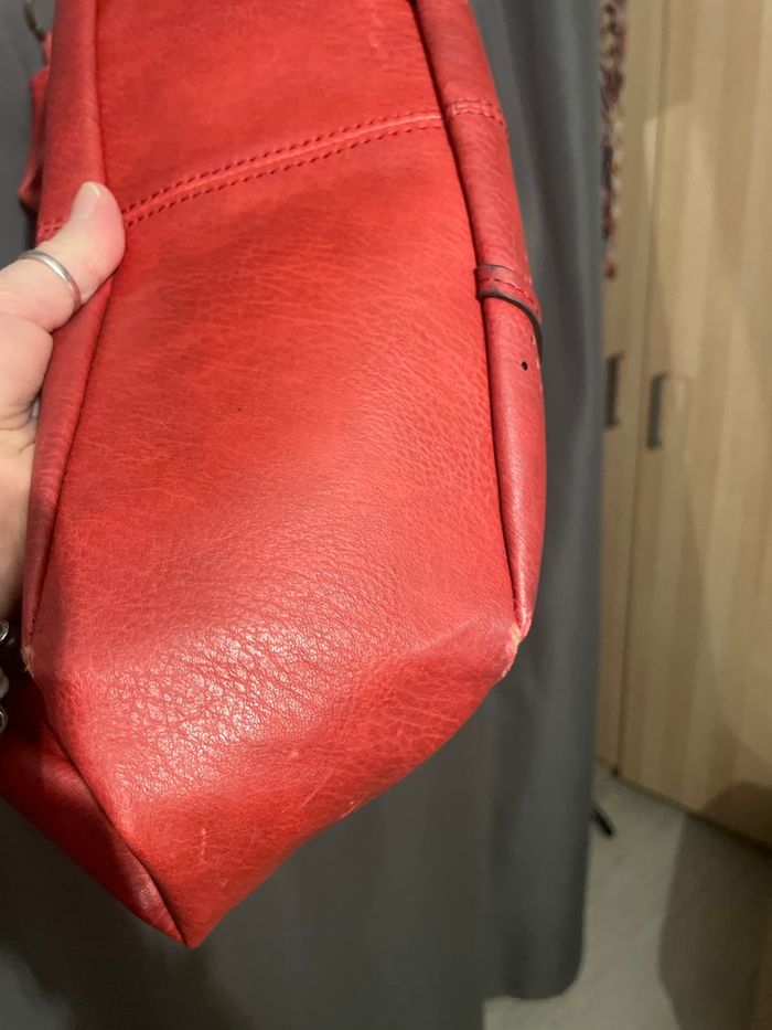 Grand Sac à main rouge - photo numéro 7