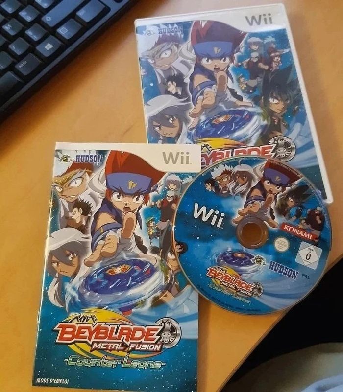 Jeu Wii Beyblade metal fusion