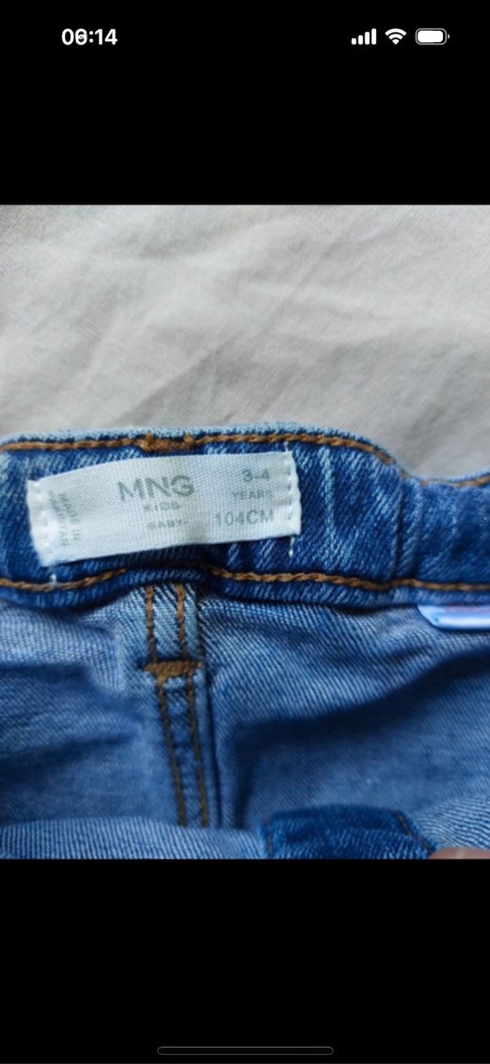 Jupe en jeans Mango taille 3 - 4 ans - photo numéro 3