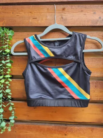 Brassière de sport noire South Beach  36