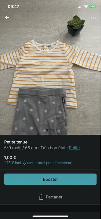 Lot de vêtements bébé 6 mois
