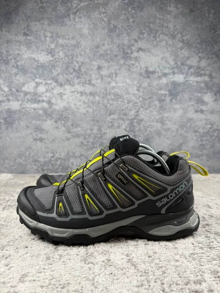 Salomon X Ultra 2 Gore-Tex - Black & Grey & Yellow - photo numéro 5
