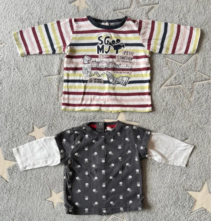 Lot taille 6 mois (16 articles) sergent major Kitchoun tex orchestra baby club ikks - photo numéro 2
