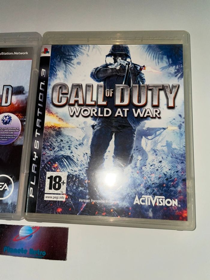 Lot 2 Jeux Guerre PS3 - Call Of Duty World At War / Battlefied 4 VF Sony PAL - photo numéro 3