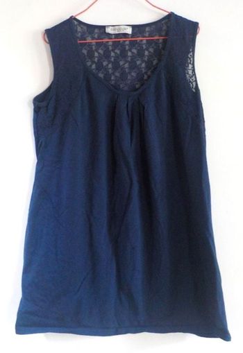 DEBARDEUR FEMME CLOCKHOUSE BLEU TAILLE 50