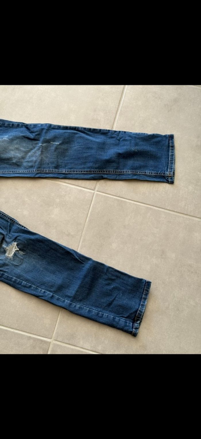 Jean effet used troué Taille 42 - photo numéro 5