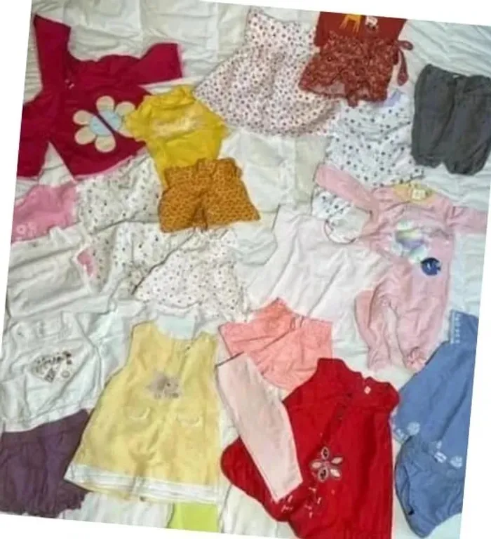 lot de vêtements bébé fille été 6 mois