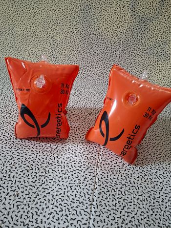 Brassards de natation Energetics orange 11-30 kg enfant