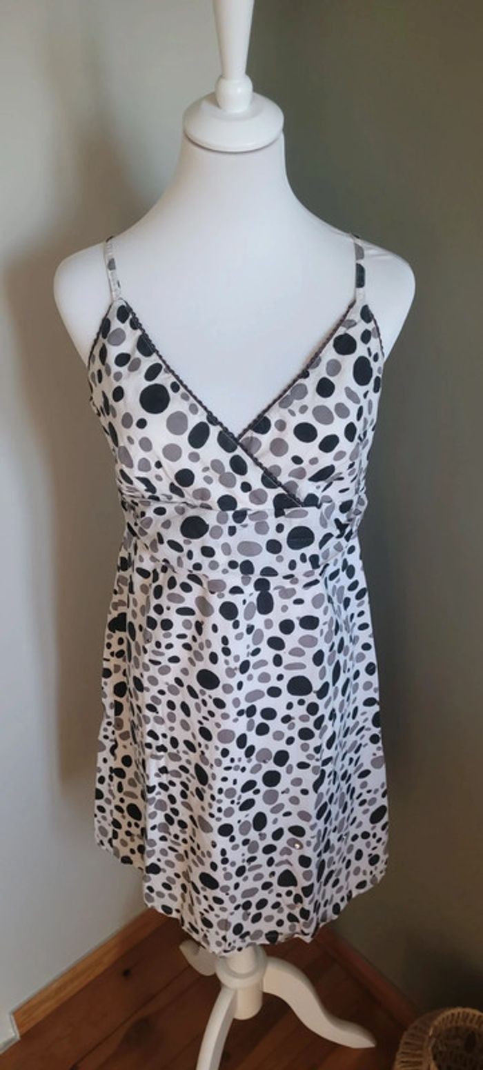 Jolie robe à pois Visto Bueno Taille M - photo numéro 3