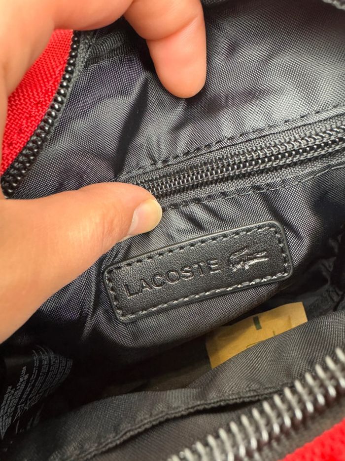 Sacoche Lacoste Neuve Rouge - photo numéro 8