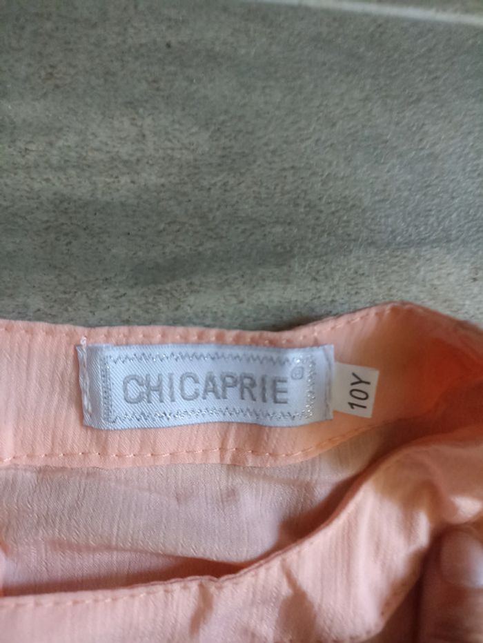 blouse chicaprie rose clair 10 ans - photo numéro 3