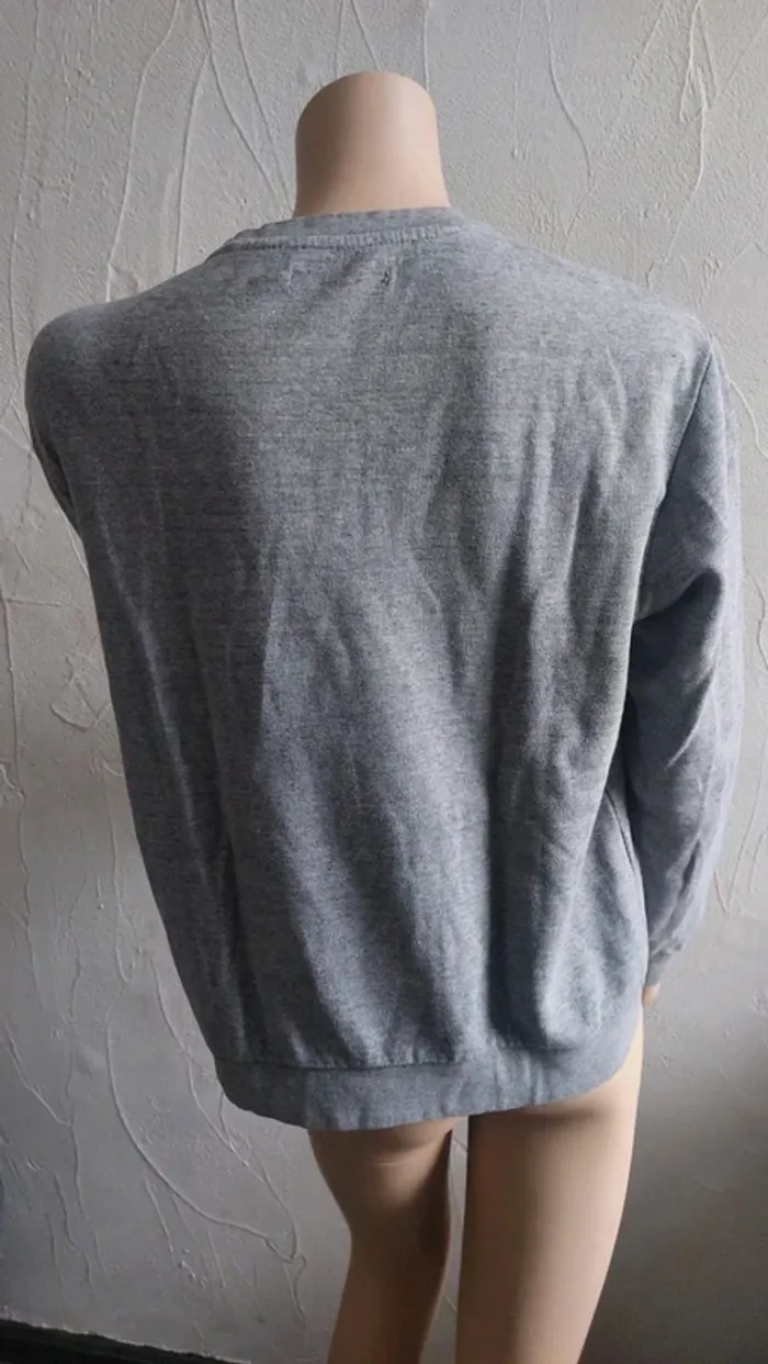 Sweat décontracté à lettre en relief - Taille S - photo numéro 5