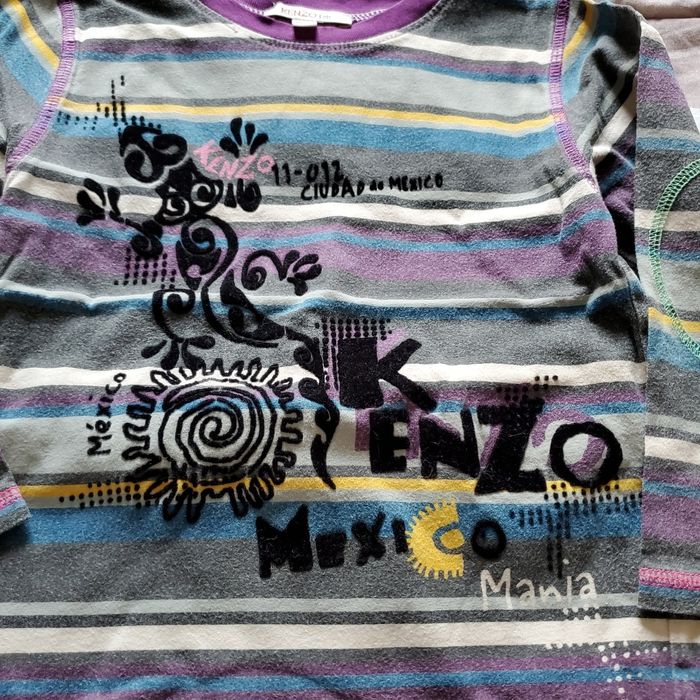 t-shirt Mlongue kenzo  4ans (1e) - photo numéro 2