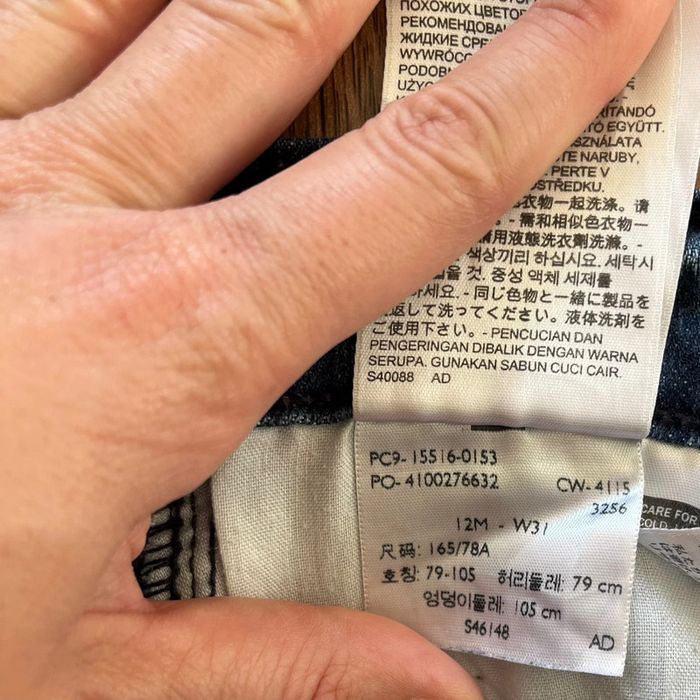 Jean/pantalon bleu Levi's 515 Bootcut/flare/évasé, femme, taille : W 31 (40 taille française) - photo numéro 7