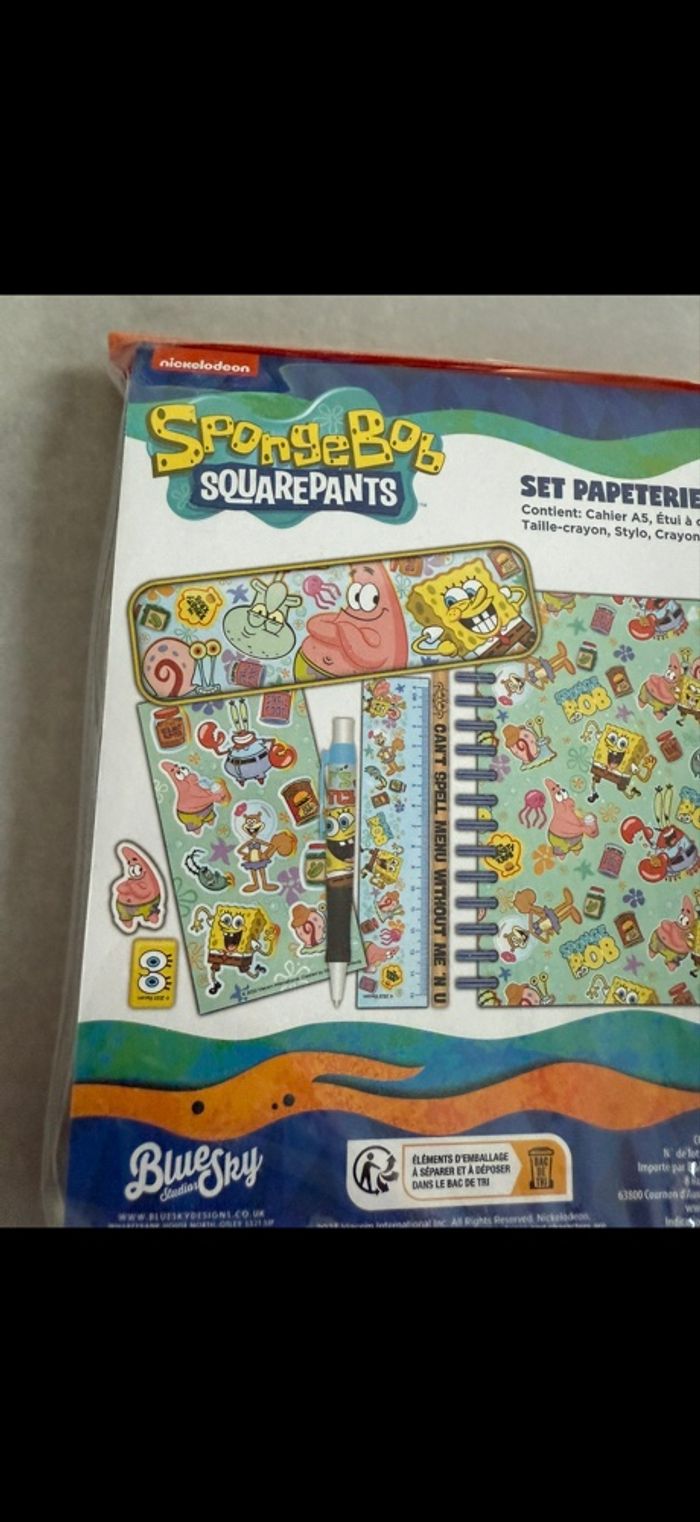 Set papeterie Bob l'éponge Neuf - photo numéro 10