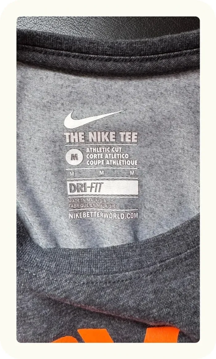 Tee shirt imprimé homme Try to stop Nike Taille M - photo numéro 3