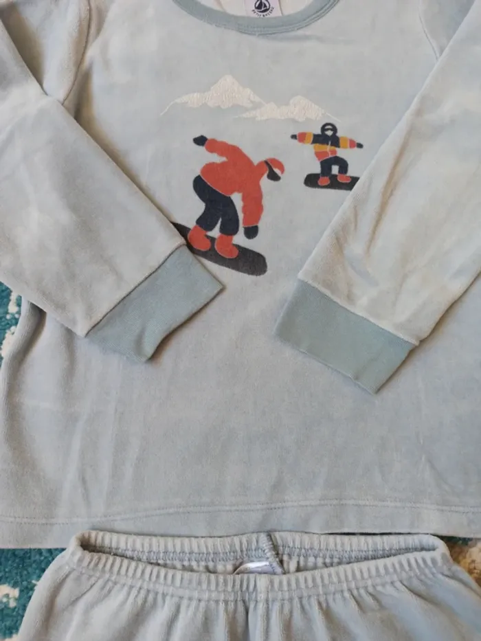 Pyjama 2 pièces épais - Taille 4 ans - photo numéro 4