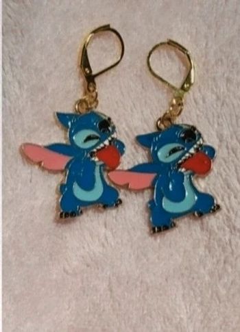 Boucles d'oreilles Stitch Disney
