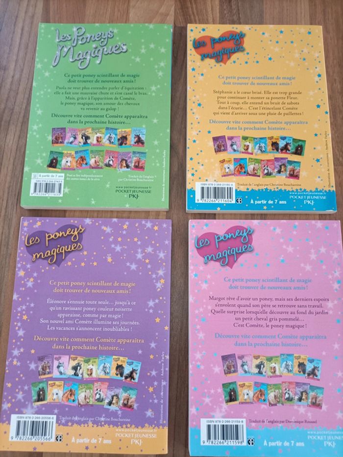 Lot 4 livres les poneys magiques 1,2,3 et 6 - photo numéro 7