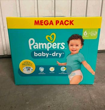 Couche Pampers taille 6