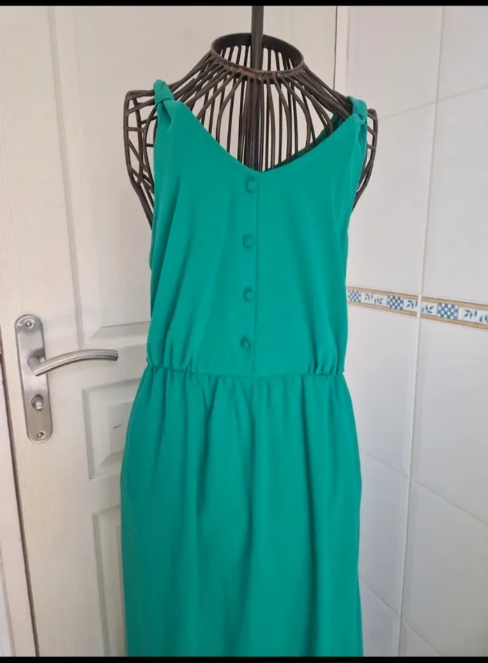 Jolie robe longue vert d'été ou pour une cérémonie /événement femme la redoute S/36 - photo numéro 2