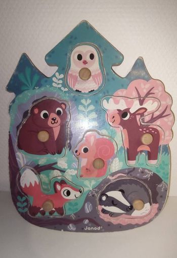 Puzzle animaux de la forêt janod