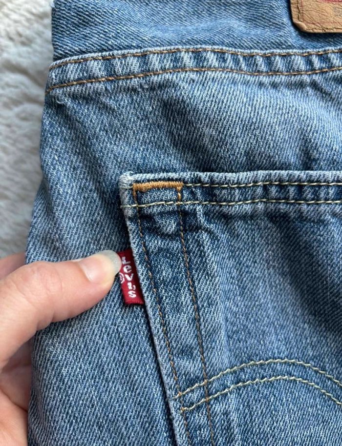 Levi’s 541 W32 (L/42) L30 Jean Athletic Fit slim taper bleu clair délavé fuselé 00s y2k vintage - photo numéro 3