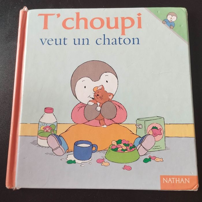 Livre enfant Nathan T'choupi veut un chaton