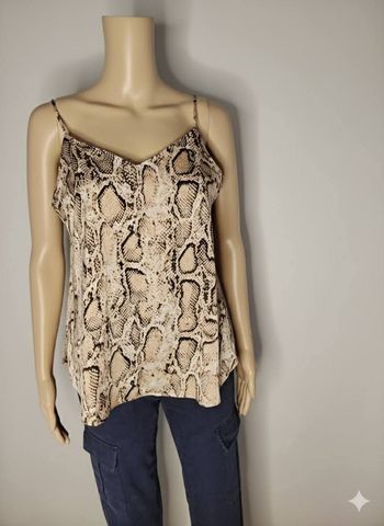 Top à fines bretelles imprimé Serpent - Jo. Charline - Taille L - Neuf avec étiquette