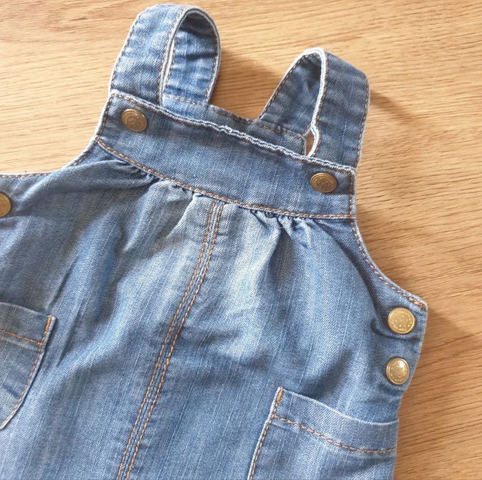 🩷 Robe en jean 3 mois Tape à l'œil #emyfleury_3moisfille - photo numéro 2