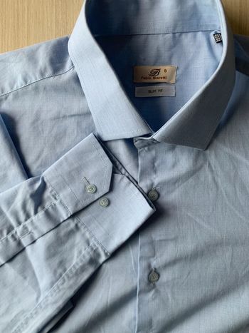 Chemise bleue Fabio Baretti
