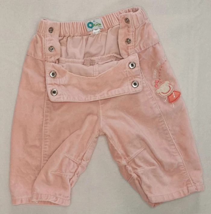 Ensemble 👣 3pieces,  pull  dpam,  pantalon  velours  okide, bodie col  claudine tao,  6mois/67cm - photo numéro 14
