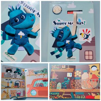 Superbe livre avec Doudou : Super Marius, Lilliputiens