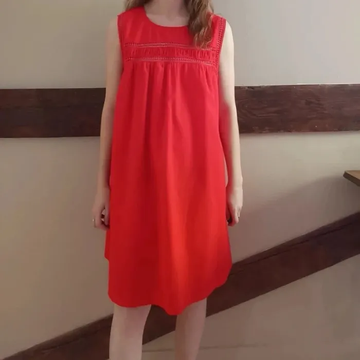 Robe ample rouge Sud Express