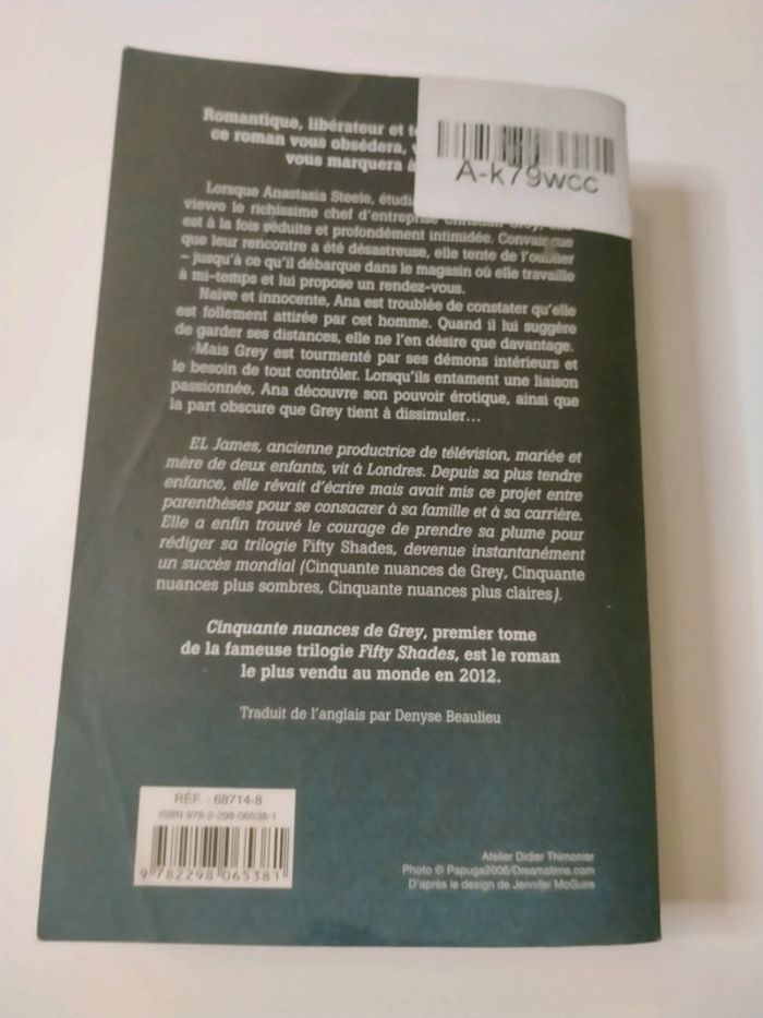 Livre 50 nuances de grey - photo numéro 4
