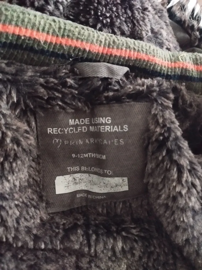 Manteau vert Kika avec capuche garçon 80cm - photo numéro 5