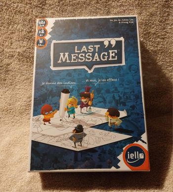 jeu de société Last Message iello 2021 France Neuf jamais ouvert Enigme indice
