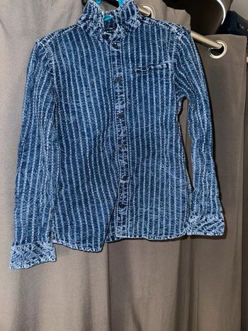 Chemise manches longues effet froissé 10 ans orchestra