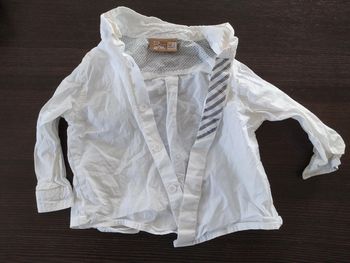 Chemise blanche pour mariage DPAM 12 mois